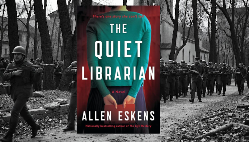 أمين المكتبة الهادئ بقلم ألين إسكينز #HistoricalFiction @aeskens #Audiobook Review #BookX #TuesdayBookBlog